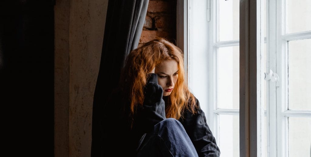 worried woman - sti tests results